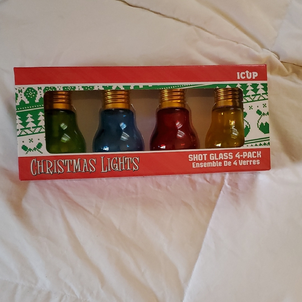 ICUP Christmas Lights Shot Glass Set
